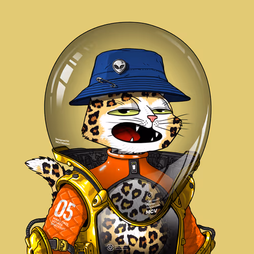 Mars Cat in Spacesuit #1859