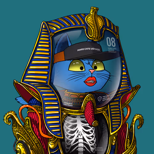 Mars Cat in Spacesuit #1048