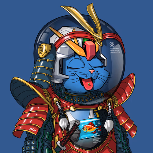 Mars Cat in Spacesuit #579