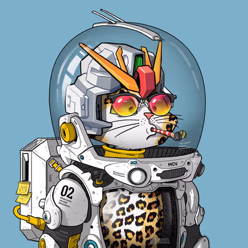 Mars Cat in Spacesuit #1483