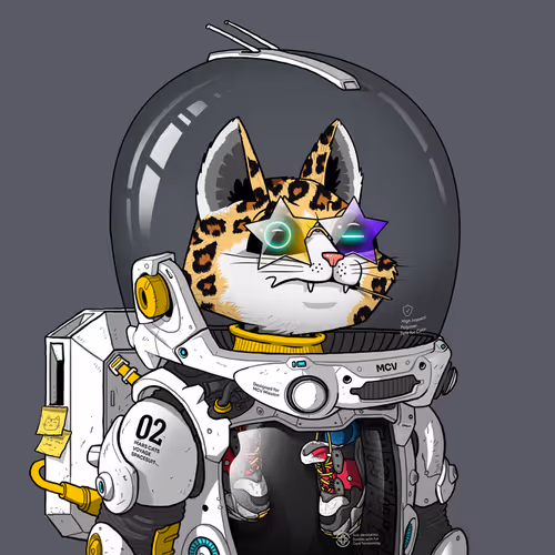 Mars Cat in Spacesuit #601