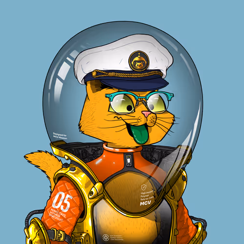 Mars Cat in Spacesuit #1145