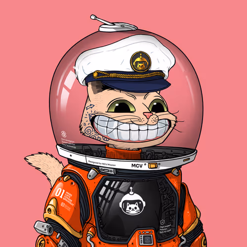 Mars Cat in Spacesuit #1954