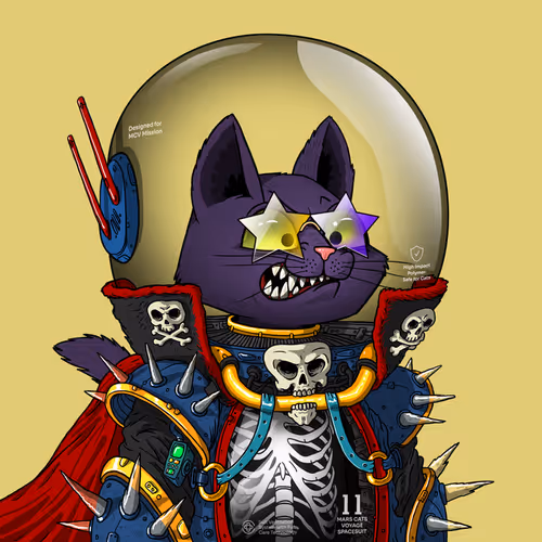 Mars Cat in Spacesuit #1444