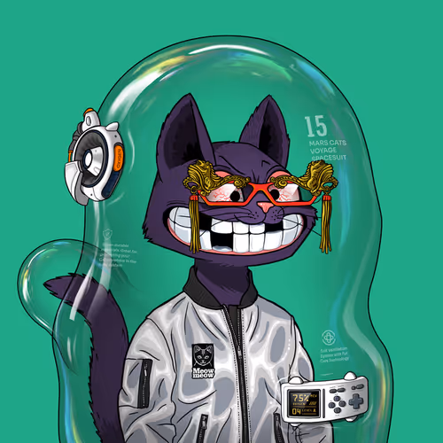 Mars Cat in Spacesuit #264