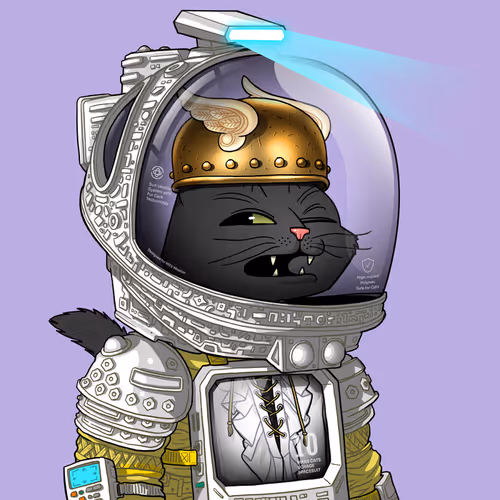 Mars Cat in Spacesuit #1521