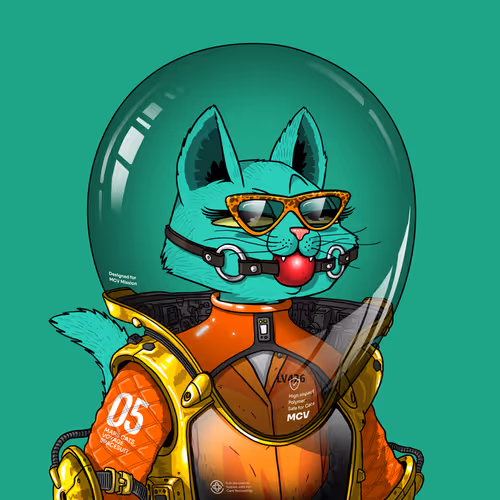 Mars Cat in Spacesuit #1453