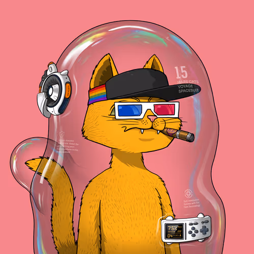 Mars Cat in Spacesuit #1749