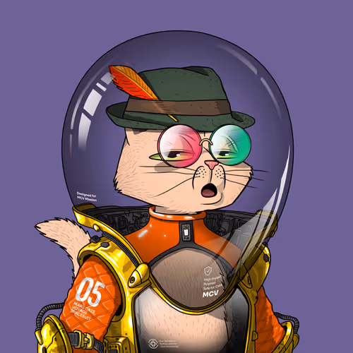 Mars Cat in Spacesuit #1472