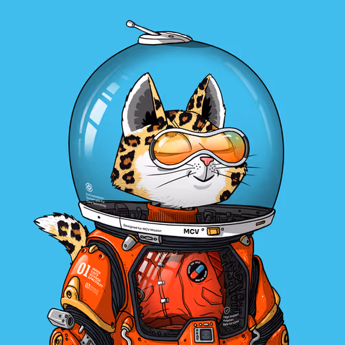 Mars Cat in Spacesuit #534