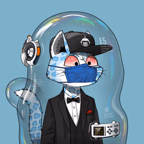 Mars Cat in Spacesuit #1997