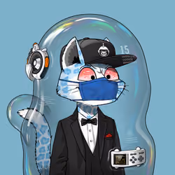 Mars Cat in Spacesuit #1997