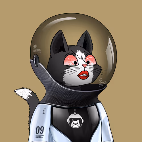 Mars Cat in Spacesuit #1451