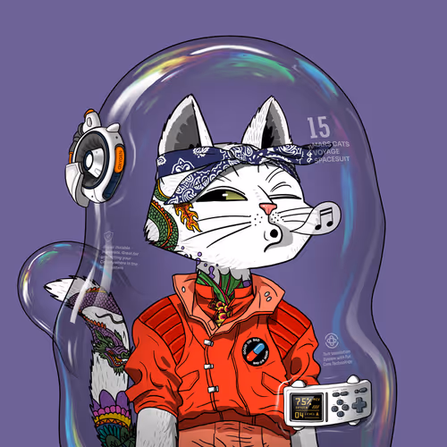 Mars Cat in Spacesuit #1783