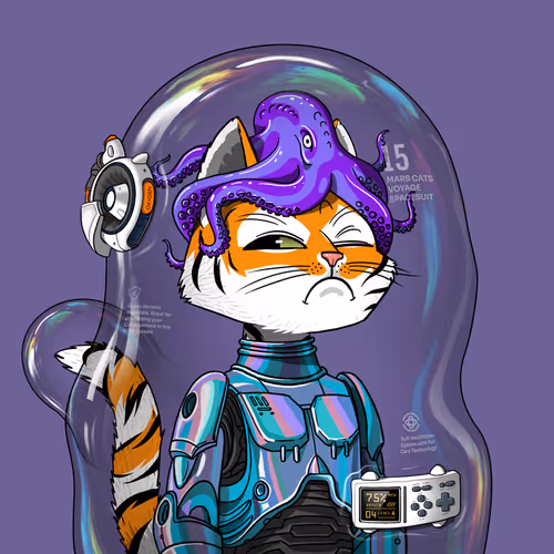 Mars Cat in Spacesuit #538