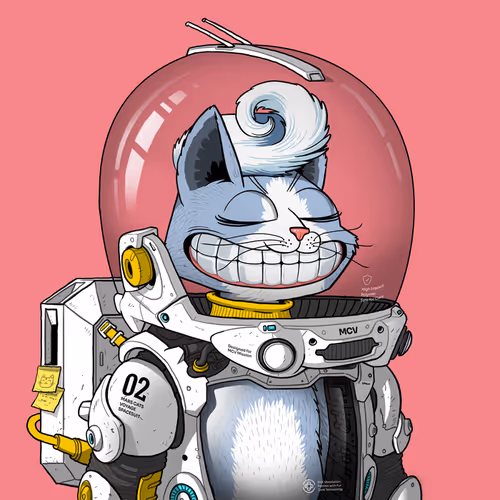 Mars Cat in Spacesuit #1519