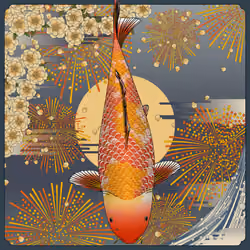 Carp and Seasons #7659