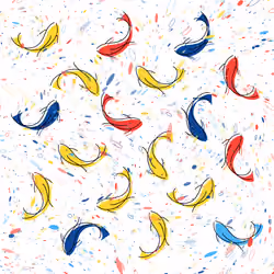 Colored Carp #2317