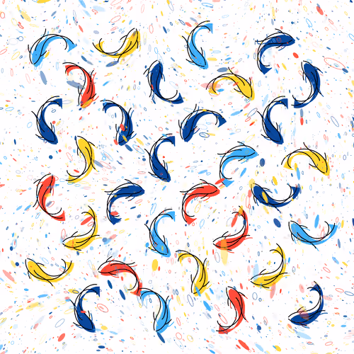 Colored Carp #4301