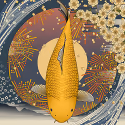 Carp and Seasons #6045