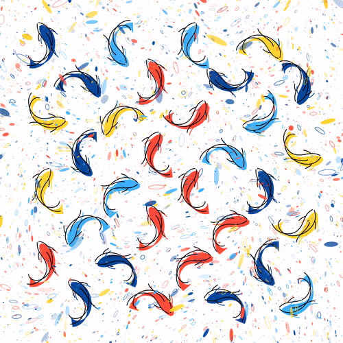 Colored Carp #4297