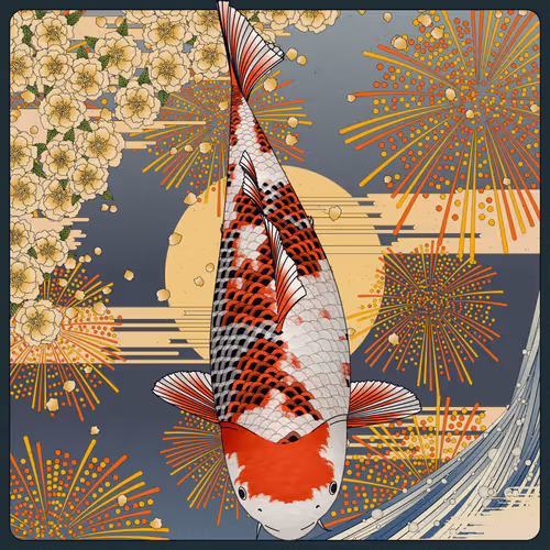 Carp and Seasons #4134