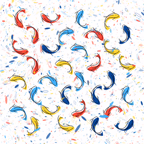 Colored Carp #6363