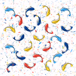 Colored Carp #2921