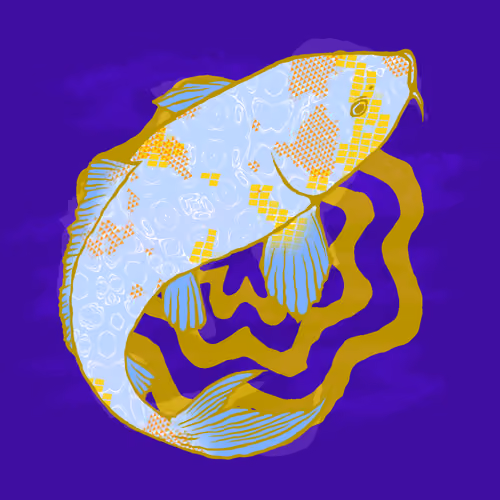 Generative patterns "NISHIKIGOI" #6102