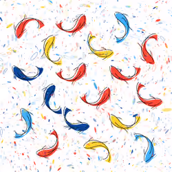 Colored Carp #4577