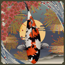 Carp and Seasons #5743