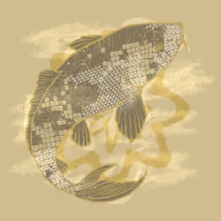 Generative patterns "NISHIKIGOI" #6180