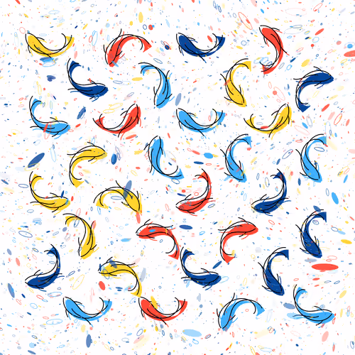 Colored Carp #3939