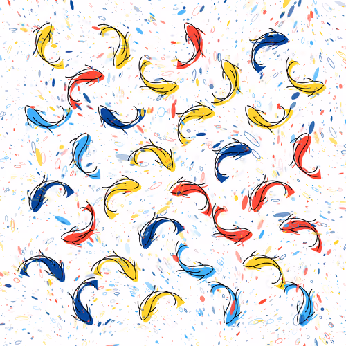 Colored Carp #6533