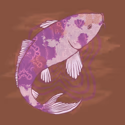 Generative patterns "NISHIKIGOI" #5654