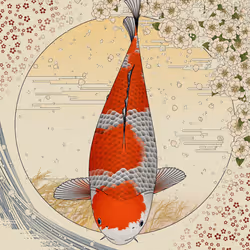 Carp and Seasons #7204