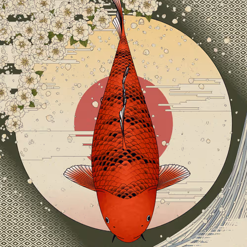 Carp and Seasons #7053