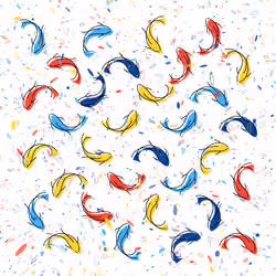 Colored Carp #1628