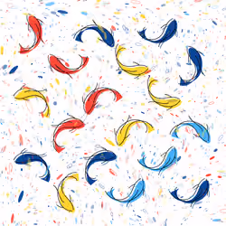 Colored Carp #7795