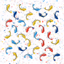 Colored Carp #4151