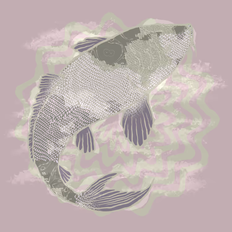 Generative patterns "NISHIKIGOI" #8655