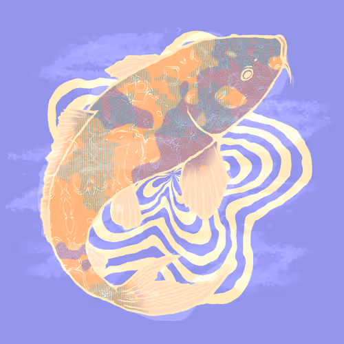 Generative patterns "NISHIKIGOI" #6900