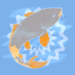 Generative patterns "NISHIKIGOI" #7674