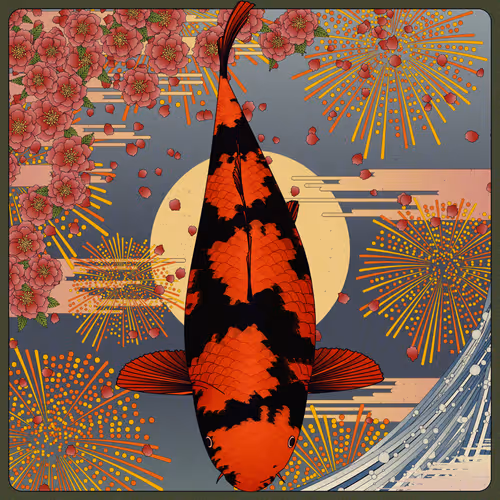 Carp and Seasons #5345
