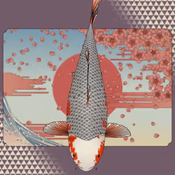 Carp and Seasons #4011