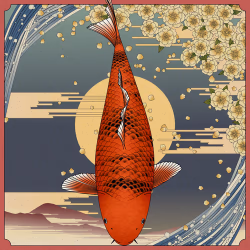 Carp and Seasons #7038