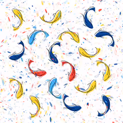 Colored Carp #4960