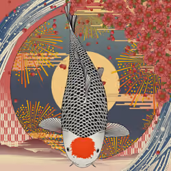 Carp and Seasons #4411
