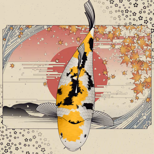 Carp and Seasons #6845