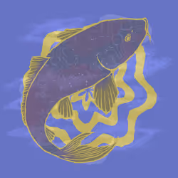 Generative patterns "NISHIKIGOI" #9106